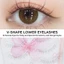 V Shape Manga Đáy Lông Mi C Uốn Mắt Mèo Dưới Lông Mi Giả Sợi Tổng Hợp Dưới Lông Mi Nối Mi Với Vô Hình Trong Suốt Ban Nhạc Nhẹ Có Thể Tái Sử Dụng Cho Sân Khấu Trang Điểm Hàng Ngày