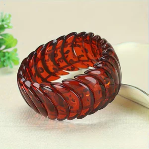 Dây chuyền vòng tay hổ phách sáp ong Phụ kiện thời trang Unisex