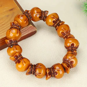 Retro Phong Cách Dân Tộc Sáp Ong Vòng Đơn Vòng Tay Unisex Phụ Kiện