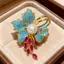 AqToCna Vintage Kim Cương Giả Ngọc Trai Thổ Cẩm Trang Sức Thanh Lịch Zircon Lấp Lánh Cho Đám Cưới Và Sự Kiện AqToCna