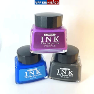 Mực Ink 30ml mực lọ tẩy xóa được, mực bút máy ( các mẫu bút có đầu tẩy mực)