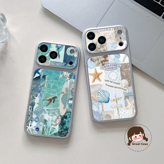Ốp Điện Thoại Rùa Đại Dương Thoáng Mát Cho Huawei Nova 15 14 Lite 13 12 11 SE Ultra 10 Pura 80 70 Art P60 P50 P40 Pro Plus Vỏ Da PU Mùa Hè Đi Biển Vỏ Mềm