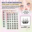 Lông mi giả được dán sẵn Dải mỏng tự nhiên C Curl cho mắt Châu Á