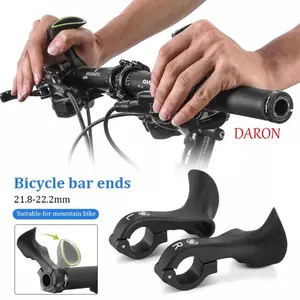 DARON Huỳnh Quang Xe Đạp Kẹp Phụ Kiện Tay Cầm Thoải Mái Chu Kỳ Phần Mtb Handgrip Thanh Xe Đạp Đầu Xe Đạp Bên Trong Thanh Cuối