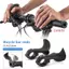 DARON Huỳnh Quang Xe Đạp Kẹp Phụ Kiện Tay Cầm Thoải Mái Chu Kỳ Phần Mtb Handgrip Thanh Xe Đạp Đầu Xe Đạp Bên Trong Thanh Cuối