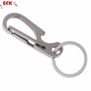 ECK 1 Hợp Kim Titan Carabiner Đa Năng Móc Khóa Ngoài TrờiWaist Treo Dây Xích Vòng Bule Bia Dụng Cụ Mở Chai HOT