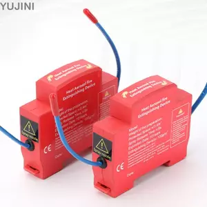 Thiết bị chống cháy YUJINI, Bình chữa cháy tự động không ô nhiễm thiết kế hai dòng, Thiết bị chữa cháy DIN Rail gia dụng