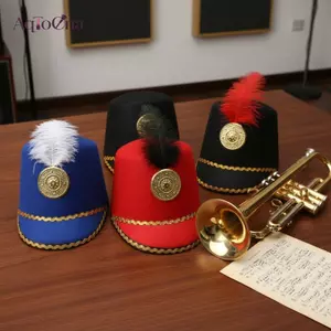 AqToCna Anh Hiệp Sĩ Mũ Vintage Nỉ Trung Cổ Lông Vũ Trang Trí Mũ Trang Phục Cho Hóa Trang Roleplay Halloween Đảng AqToCna