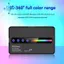 2025 RGB LED Camera Điện Thoại Video Fill Light Full Color Sạc Có Thể Điều Chỉnh Độ Sáng Sống Vlog Chụp Ảnh Ảnh Studio Đèn