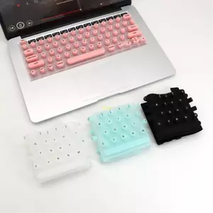Btsg Vỏ bàn phím silicon bảo vệ móng tay dài để gõ thoải mái trên máy tính xách tay