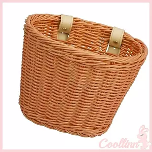 COO Xe Đạp Giỏ Có Thể Điều Chỉnh Giả Mây Dệt Ba Bánh Giỏ Xe Đạp Phía Trước Tay Lái Giỏ Dễ Dàng Lắp Đặt