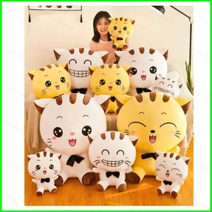 PS1 Mèo Dễ Thương Sang Trọng Búp Bê Quà Tặng Cho Bạn Gái Bé Làm Dịu Đồ Chơi Trang Trí Nhà Ném Gối Đồ Chơi nhồi bông SP1