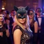Mặt nạ Halloween DONOVANQQ, Fancy Prom Mardi Bóng trang điểm Cat Women Mask, Mới lạ BlackCosplay Photo Prop Mặt nạ tai mèo Trang phục bữa tiệc