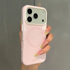 Ốp Điện Thoại Dopamine Từ Tính Cho iPhone 17 Pro Max 16 15 14 13 Vỏ Bảo Vệ Chống Sốc