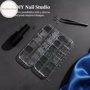 Hodou 1 Hộp Quyến Rũ Kim Loại Độc Đáo Cho Phong Cách Punk Móng Tay Nghệ Thuật Hoàn Hảo Cho Salon Sử Dụng VN