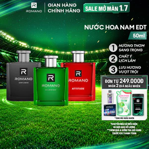 Nước hoa nam Romano EDT Attitude / Classic / Gentlemen 50ml