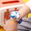 Đồng hồ điện tử Kitty bé gái – Thiết kế lật nắp dễ thương, phát sáng nhạc vui nhộn