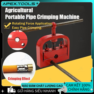 Máy Bấm Cos Ống Thép Quay Tay - Bộ Công Cụ Bấm Đầu Ống 10mm 12mm