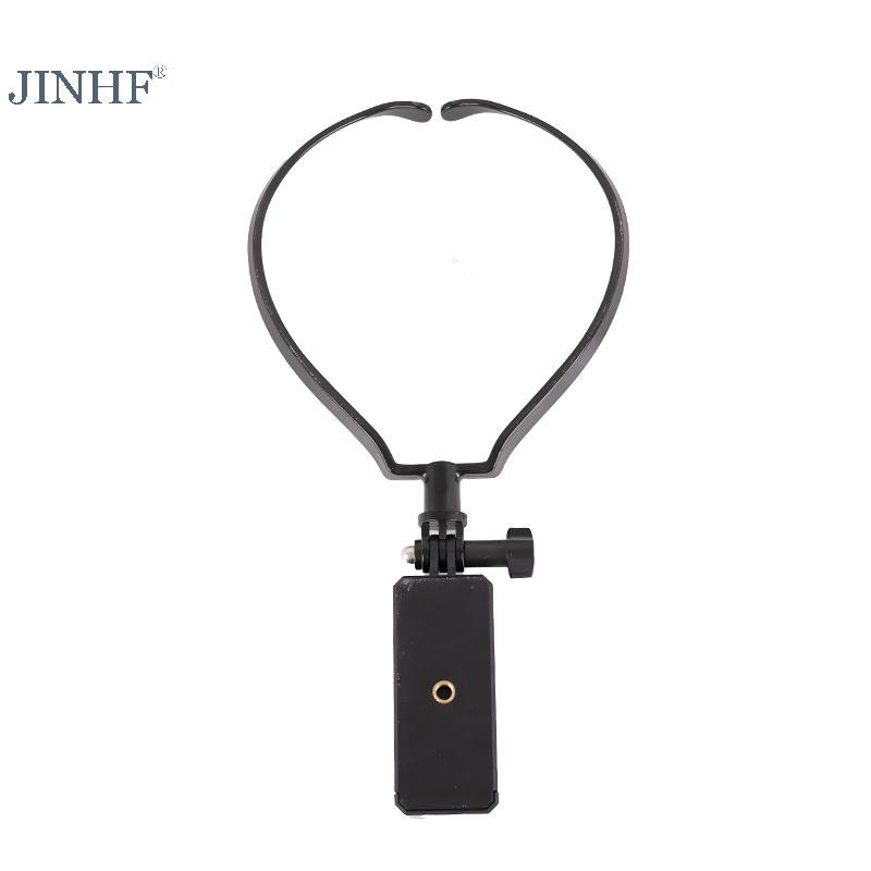 JINHF Đeo Cổ Treo Lười Giá Đỡ Điện Thoại Quan Điểm Đầu Tiên Ghi Hình Cuộc Sống Đi Xe Đạp Ngoài Trời Sống Điện Thoại Di Động Móc Treo Giá Đỡ HOT