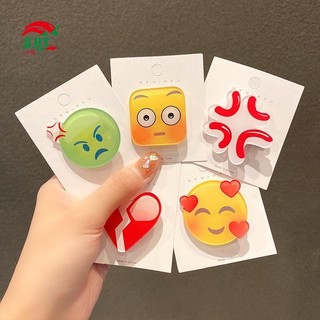 Kẹp tóc cảm xúc vui nhộn dễ thương phong cách Hàn Quốc dành cho nữ