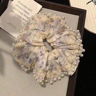 Xianmei Gạc Ngọt Trai Scrunchy Dây Cao Su Phong Cách Mori - Tạo Kiểu Tóc Girly