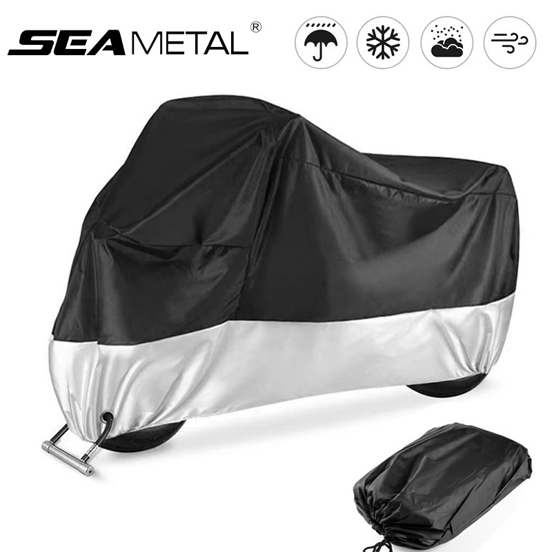 SEAMETAL Xe Đạp Xe Máy Chống Thấm Nước Tất Cả Các Mùa Chống Bụi UV Bảo Vệ Ngoài Trời Xe Tay Ga Trong Nhà Vải Chống Mài Mòn Xe Máy Bao Da