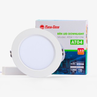 ​Đèn LED Âm Trần Downlight Rạng Đông AT04 – Chiếu sáng hiệu quả, tiết kiệm năng lượng, chính hãng