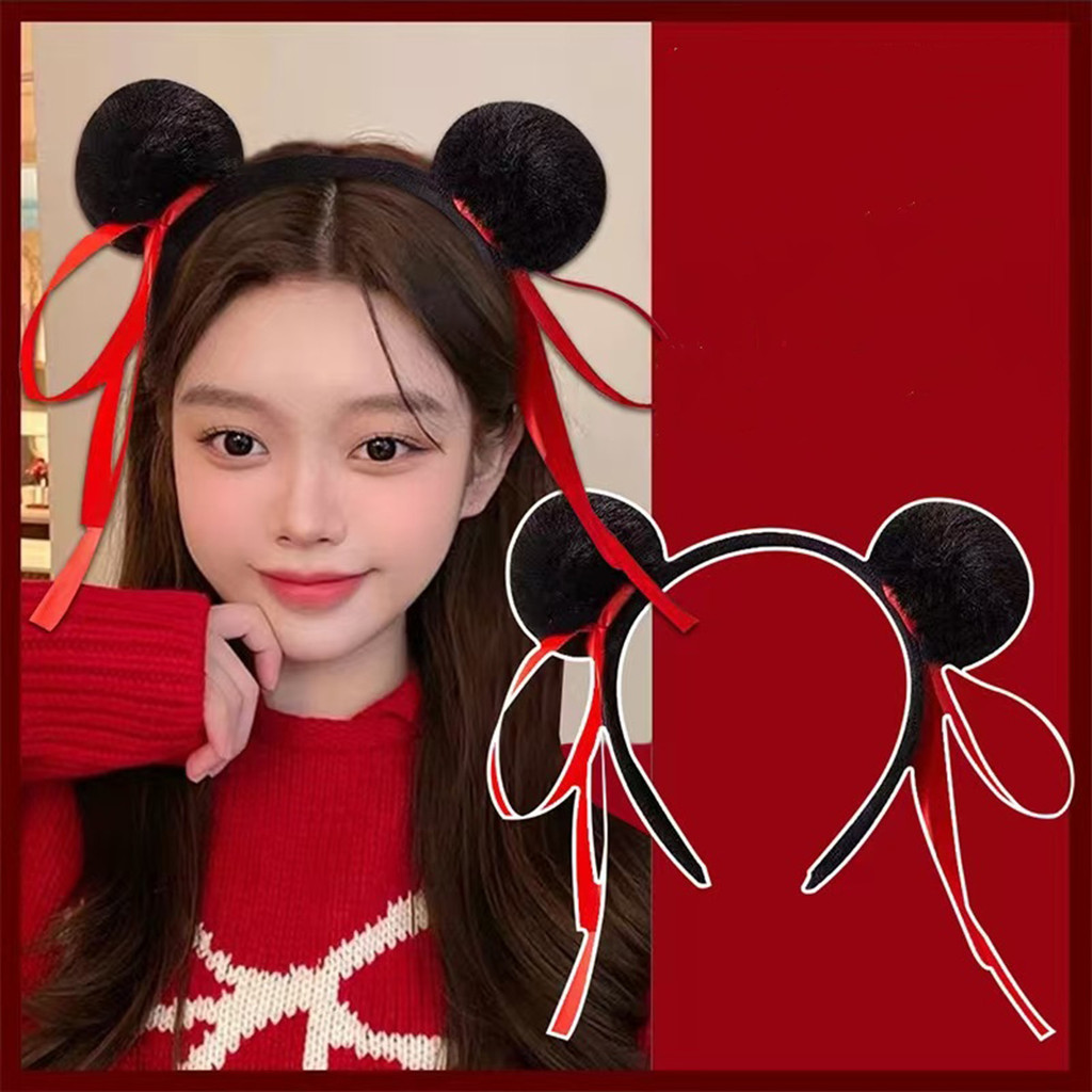 Trang Phục Ne Zha cosplay - Mũ tóc xinh xắn có nơ dành cho nữ