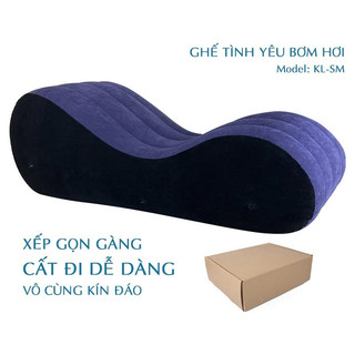 [Che tên] Ghế tình yêu bơm hơi cao cấp KL-SM kèm bơm điện, Ghế bơm hơi tình yêu chữ S Lazy Sofa cao cấp- YTẾ PHƯƠNG ĐÔNG