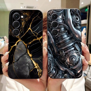 Dành Cho Tecno Spark 40 Pro + 40Pro KM6 KM7 Thời Trang Mới Dusk Bãi Biển Tranh Vỏ Spark40 Pro Plus Bảo Vệ Ống Kính Silicon Mềm Vỏ Điện Thoại