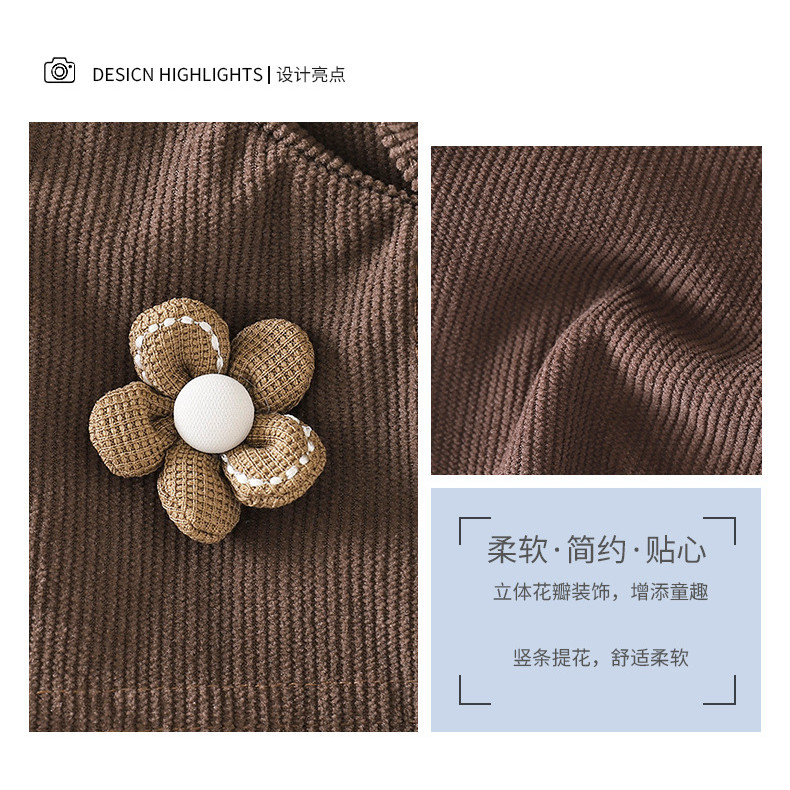 ​Bé Gái Giả Hai Mảnh Quần loe Mùa Thu Culottes Một Mảnh Quần loe Kích Thước 90-150​ BSC7