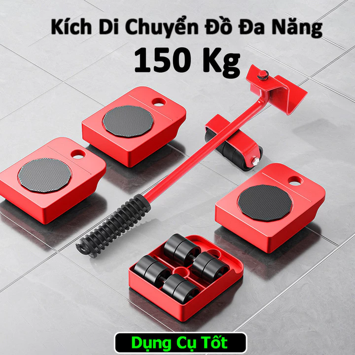 Bộ Dụng Cụ Nâng Và Di Chuyển Đồ Đạc Thông Minh - Dụng Cụ Di Chuyển Đồ Nội Thất Gia Đình Tải Trọng 150kg Dụng Cụ Tốt