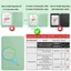YRBWD 6 inch e-Reader, Vỏ thông minh chống sốc Acrylic, Da chuyên nghiệp Folio Funda cho Kindle 2024 / 2022 Thế hệ thứ 11 C2V2L3 RS23CV