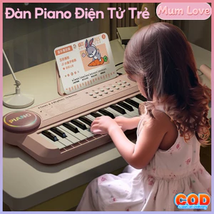 Đàn Piano Điện Tử Cao Cấp Với 37 Phím Bấm,Sử Dụng Sạc USB,Âm Thanh Xung Quanh,Quà Sinh Nhật Cho Trẻ Em