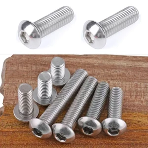 EDB * Xe Ổ cắm lục giác chuyên nghiệp Vít đầu tròn Dây thép không gỉ