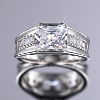 Nhẫn Zircon Bạc S925 Đơn Giản Dành Cho Lễ Cưới và Làm Quà Tặng