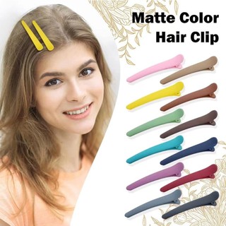 Kẹp Tóc Mỏ Vịt MIKYCO - 10 cái, Bằng Nhựa Chống Trượt, Thời Trang Dành Cho Nữ