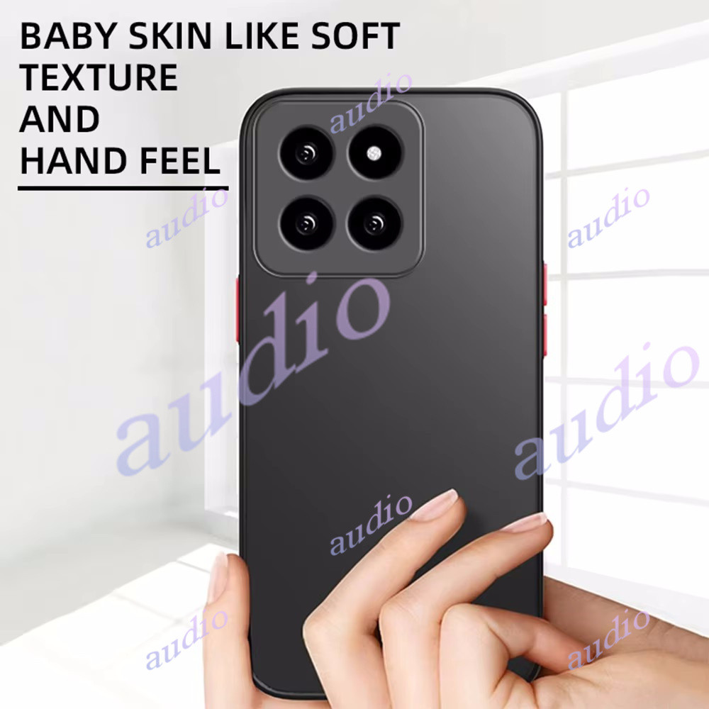 Ốp Silicon Mờ Chống Sốc Cho Xiaomi 15T Pro 5G, Bảo Vệ Camera, Funda Vỏ