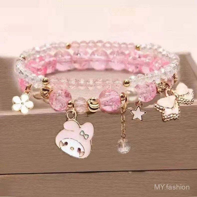 Bé Gái Vòng Tay Vòng Tay Vòng Tay Trẻ Em Vòng Tay Đính Hạt Pha Lê Nữ Sinh Viên Dễ Thương Bạn Gái Công Chúa Thời Trang