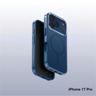 Vỏ bảo vệ hỗn hợp UNIQ Clario (ECO) cho IPhone 17 (6.3) / Air (6.5) / 17 Pro (6.3) / 17 Pro Max (6.9) - trong suốt / khói / hồng.