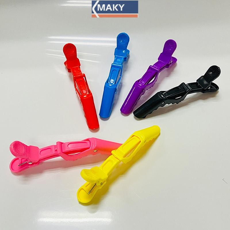 Onetimingcool 5 cái/lốc kẹp móng vuốt cá sấu nhựa, phụ kiện tạo kiểu tóc cho salon, cắt tóc