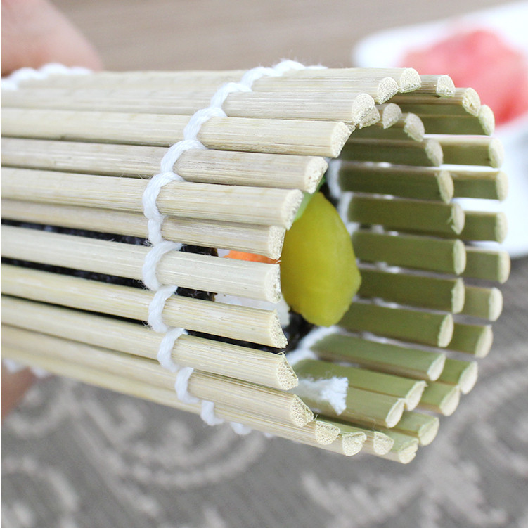 【COD】Dụng cụ cuộn cơm kimbap bằng tre cao cấp, thiết kế thông minh giúp cuộn chặt và đều, đảm bảo vệ sinh tuyệt đối