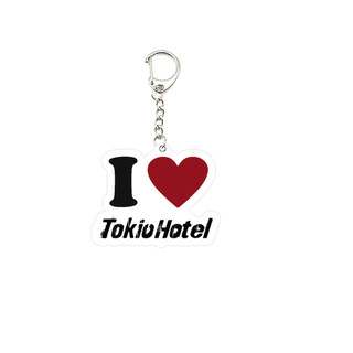 Acrylic Tokio Hotel  Keyring Chains Popular Singer Bill Tom Kaulitz KeyChain Pendant KeyRing for Accessories Bag F