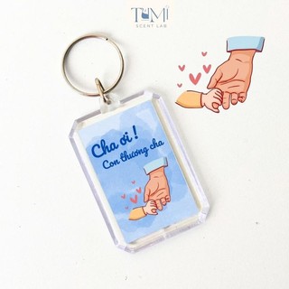 Quà Tặng 20/10, Móc Khoá Thông Điệp Thay Lời Tặng Bố Mẹ, Móc Khoá Gia Đình, Gửi Lời Yêu Thương Cha Mẹ, Tặng Mẹ Dị