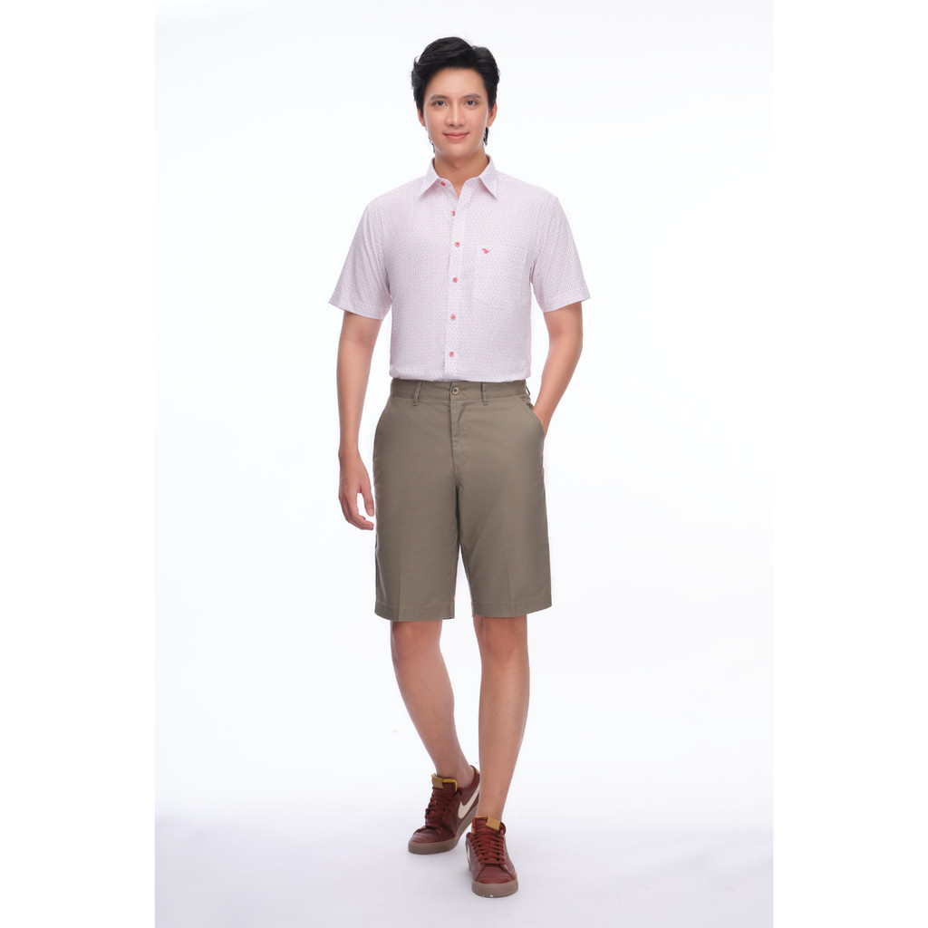Quần Short Khaki VIETTIEN SMART CASUAL vải Cotton form REGULAR VT00000515