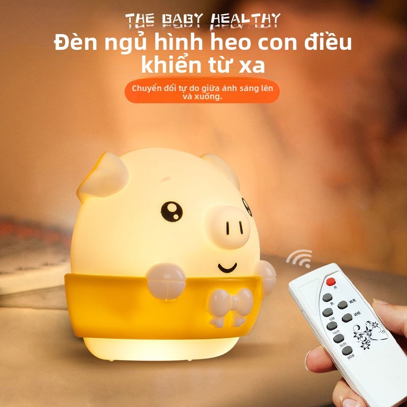 🔥Điều Khiển Từ Xa Phòng Ngủ Đầu Giường Sơ Sinh Cho Bé Điều Dưỡng Đèn Bàn Cắm Đèn Ngủ Ngủ Ngủ Sử Dụng Đèn Nhỏ Mềm HTHD