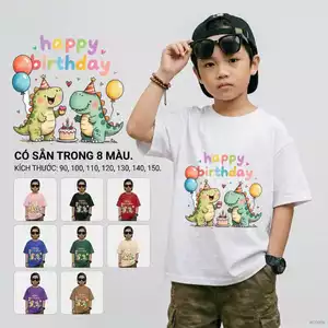 Áo thun bé trai basic Thơm mềm bé từ 2-12 tuổi Mặc hằng ngày