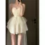 Phong Cách Công Chúa Đầm Nữ Mùa Hè 2026 Phong Cách Mới Eo Eo Ôm Hơn Nhìn Dây Gạc Khâu Ống Top Pettiskirt