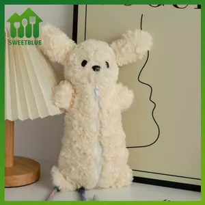 SWEET Puppy Pencil Pouch Dễ Thương Mềm Mại Sang Trọng Trường Văn Phòng Phẩm Dung Tích Lớn Túi Đựng Bút Chì Sinh Viên Văn Phòng Phẩm n