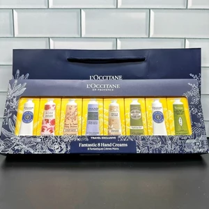 Phiên bản thứ 26 Bộ kem dưỡng tay hoàn toàn mới Hộp màu xanh 30ml * 8 Túi quà tặng miễn phí Hạnh nhân Sweet Tonjac Rose Cherry Blossom